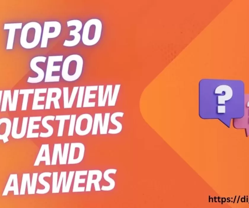 seo interview questions and answers